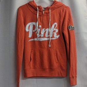 VS Pink 1/4 Zip Hoodie